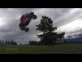 Al Mcbeth&quot;s Huge Step Up Jump Crash on his Polaris RZR Turbo