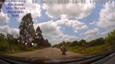 Miền quê Hậu Giang -QL 61C Đoạn từ kênh 8000 tới cầu kênh Tầm Vu .CK : Về Miền Tây -Cẩm Ly.