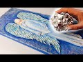 Aluminium foil angel  homemade materials  easy 3d texture  ab creative tutorial