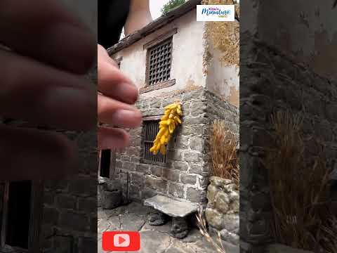Miniature realistic village