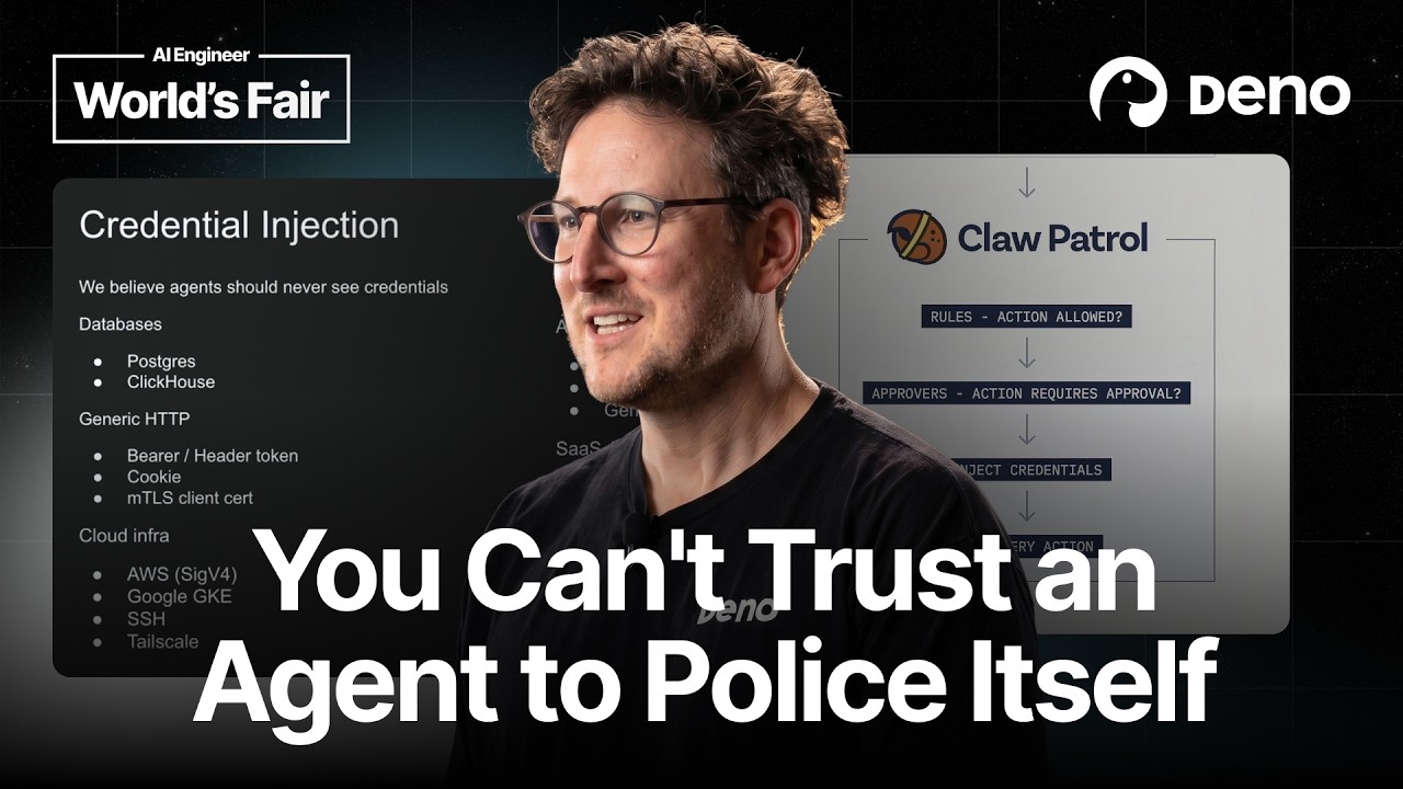 Security Firewall for Agents — Ryan Dahl, Deno thumbnail