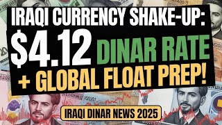Iraq’s Dinar Breakthrough 💥 $4.12 Rate Confirmed? Global Float Prep Explained!