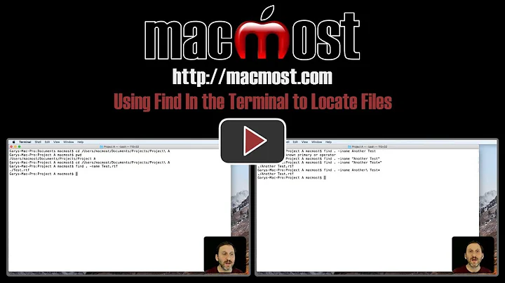 Using Find In the Terminal to Locate Files (#1621)