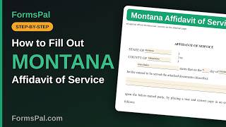 How to Fill Out a Montana Affidavit of Service (Step by Step) News