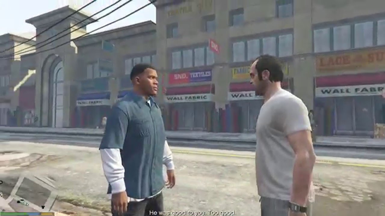 GTA V Franklin and Trevor dont want to meet again - YouTube
