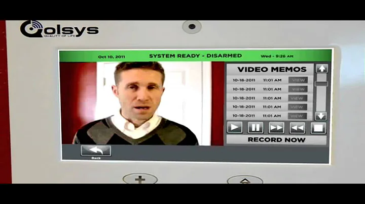 Qolsys IQ Panel Overview