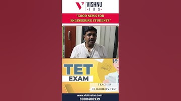 BTech Engineering Students are Eligible for B.Ed & TS TET 2023 Current Affairs by Vishnu sir #tspsc