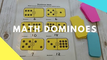Printable Math Dominoes | Fun Addition & Subtraction Game for Kids
