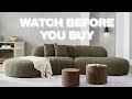 YOPENG 135.4" Modern Couch Curved Sofa Review