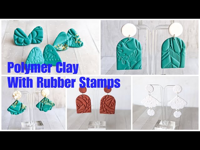 Half Sun Clay Stamp For Polymer Clay Earrings 1 Inch