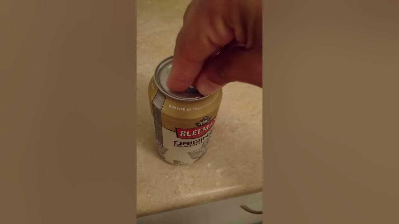 Beer can opening sound effect HD YouTube