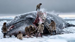 Как инуиты охотятся на китов в экстремальный мороз -64°C