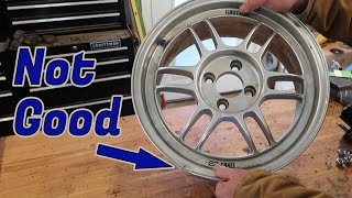 Damaged Car Wheel Recycle Upcycle for the Pottery Studio