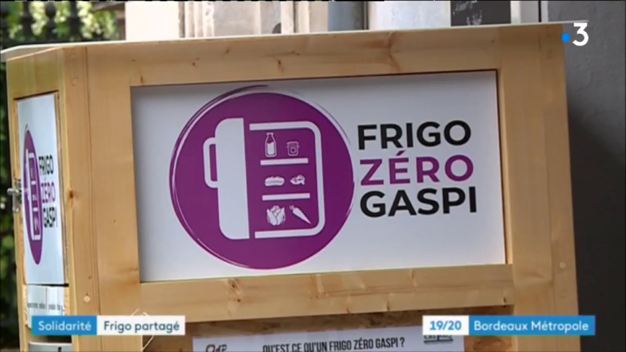 Un Frigo Anti Gaspillage A Bordeaux Youtube