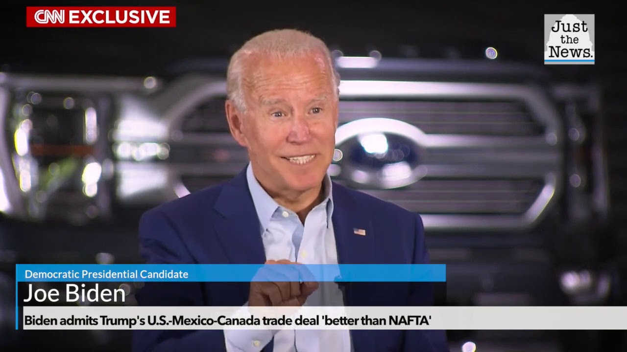 Biden admits Trump's U.S.-Mexico-Canada trade deal 'better than NAFTA'