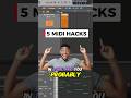 5 Logic Pro MIDI Hacks That Will Instantly Improve Your Tracks (Beginner to Pro)  #musicproducer