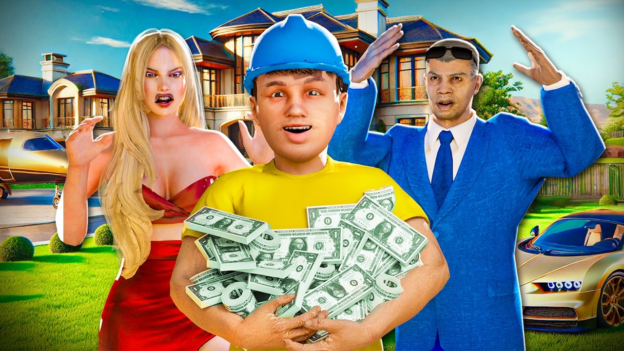 Adopted By BILLIONAIRES In GTA 5!