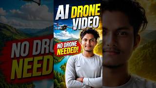 अब Wedding Drone की जरूरत नहीं 😱 | AI Drone Video Trick 🔥 (Gemini AI) #shorts #tech #ai #gemini