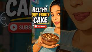 Sugar-Free Dry Fruits Cake Recipe ❤️#viral#recipe#shorts#fypシ#helthy#foodie