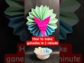 “Paper Ganesh Ji Making 🙏 | Easy DIY at Home”#craft #ganpatibappamorya #ganpativisarjan #viralshort