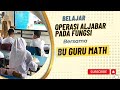 operasi aljabar pada fungsi