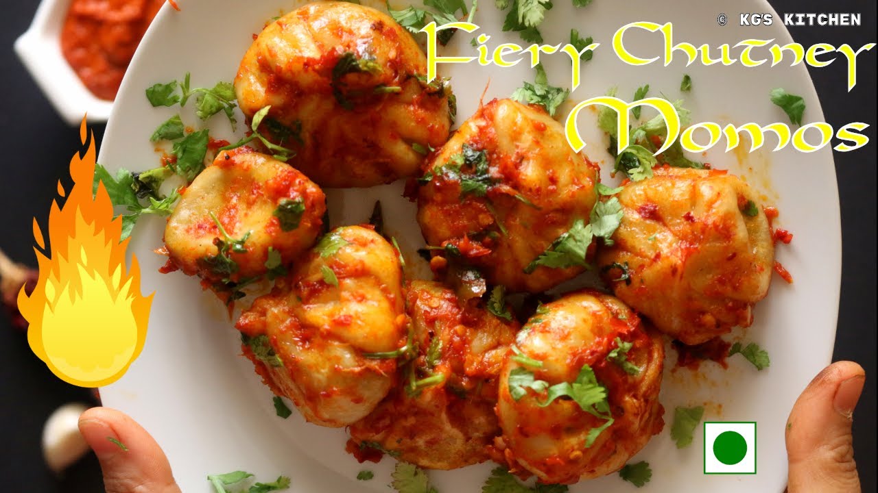 Fiery Chutney Momos | तीखी चटनी मोमोज | Delhi Street Food | Spicy Momos