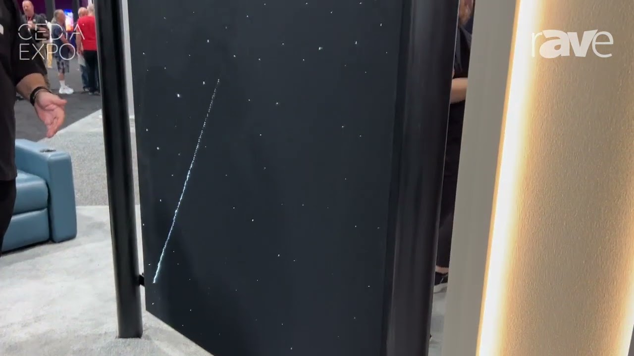 CEDIA Expo 2023: Acoustic Innovations Shows Starry Night Fiber Optic Star Ceiling Acoustic Panel