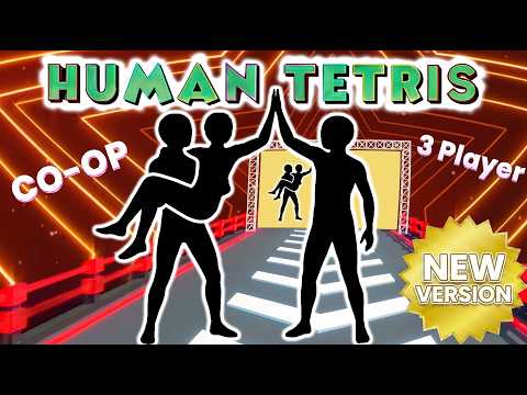 Human Tetris | Viral Immersive Interactive Warm Up | 3 Player New Version