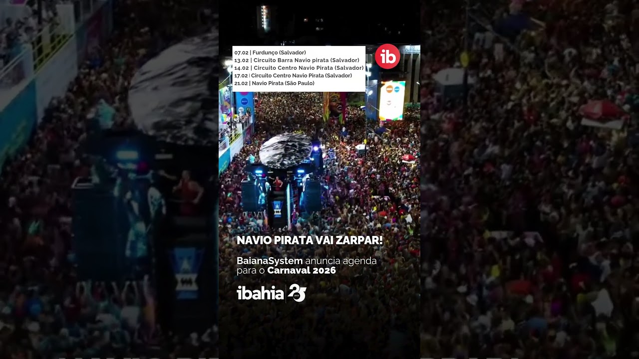 BaianaSystem anuncia agenda para o Carnaval 2026 