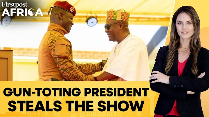 Ghana: Gun-clad Burkina Faso Leader During President’s Inauguration Spurs Concern | Firstpost Africa