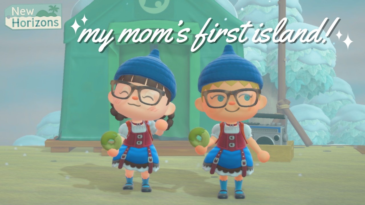teaching my mom how to play animal crossing (cozy & chaotic)