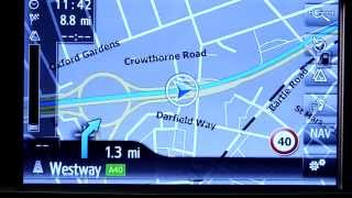Toyota Touch2 - How to use Toyota real-time traffic