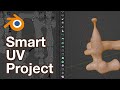 Blender smart uv project quick start guide  uv unwrap