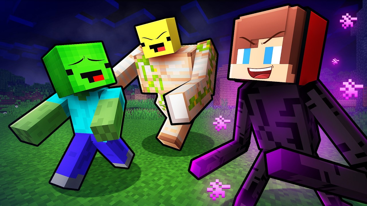 JJ and Mikey Can TRANSFORM Into Mobs In Hide-and-Seek...