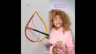 Lil sister gets brother in trouble…😭💀 #comedy