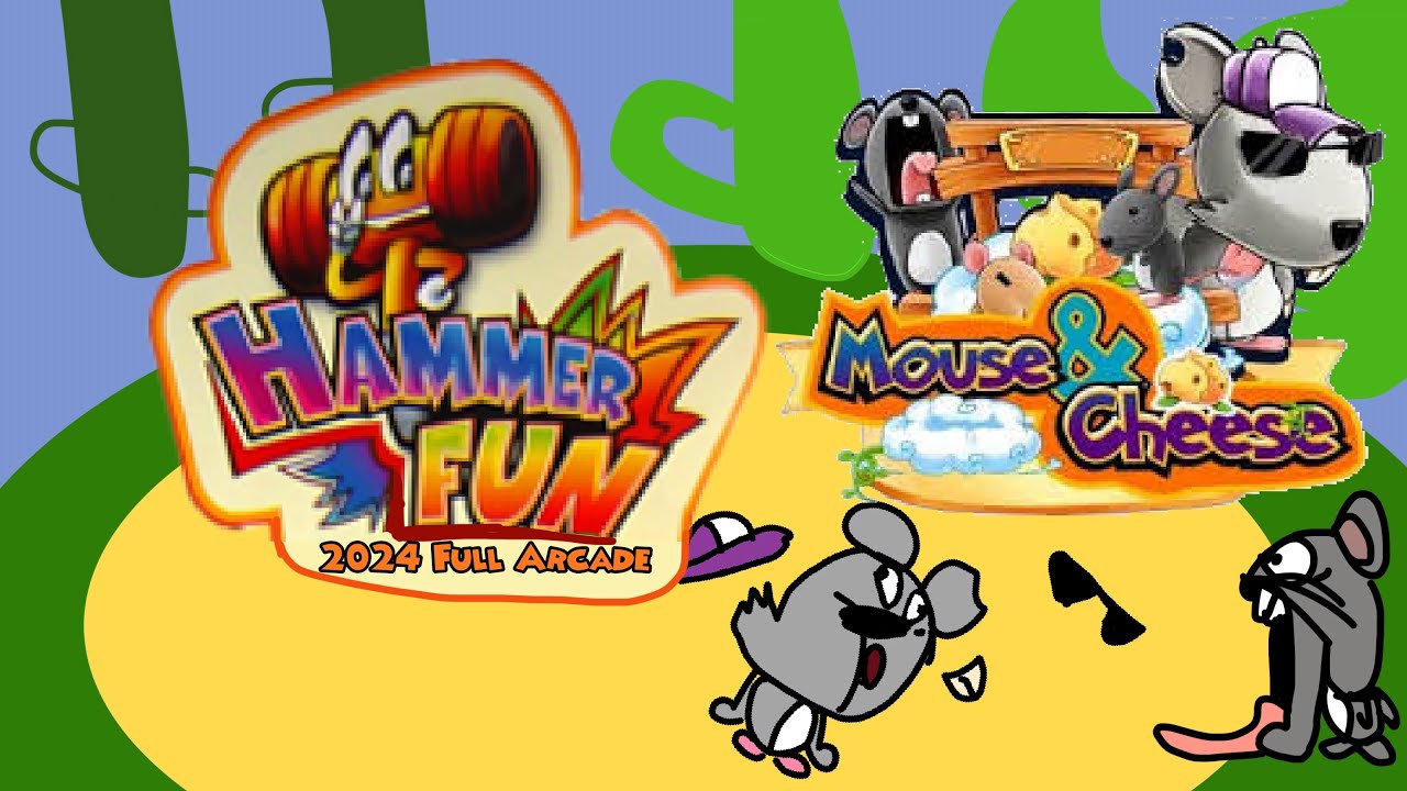 Hammer Fun (Mouse and Cheese) - Full Arcade Osmo Pocket 3 - Chuck e Cheese 2024