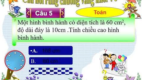 Đề thi rung chuông vàng khối 4-5 Đề 29