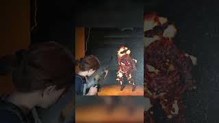 Ellie &amp; Joel Vs Shambler The Last of Us Part II #gaming #thelastofus