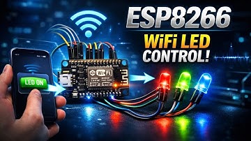 DJ Light Using ESP8266 | Mobile WiFi Control | No Sensor No Mic 🔥