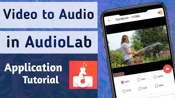 How to Convert Video to Audio in Audio Labs App