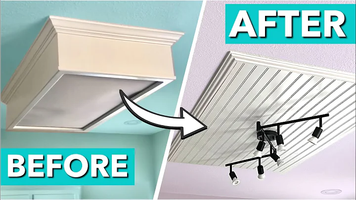 DIY Kitchen Fluorescent Light Box Makeover