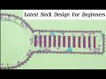 Latest Neck Design cutting and stitching tutorial for beginners step by step guide 