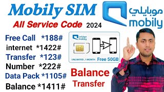 Mobily SIM All Code | Mobily Balance Transfer | Mobily sim number checking | Mobily Data offer screenshot 5