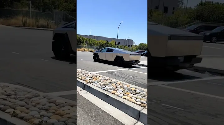 New Tesla CyberTruck on the ROAD! - 天天要闻