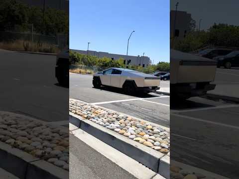 New Tesla CyberTruck on the ROAD!