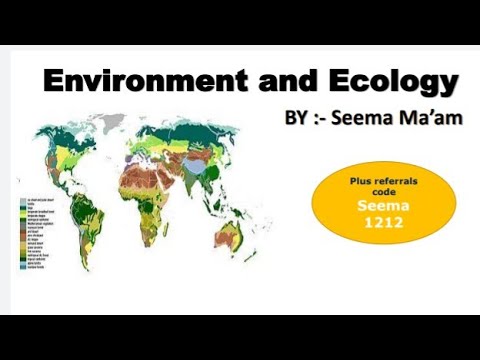 Ecology - biomes for UPSC or ias prelims | tundra and desert biomes | savana biome by  Seema ma`am