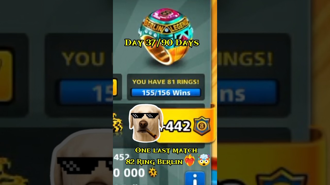 90 Day Challenge: How to Master 8 Ball Pool Skills Quickly | Berlin Gameplay | 🤗👍
