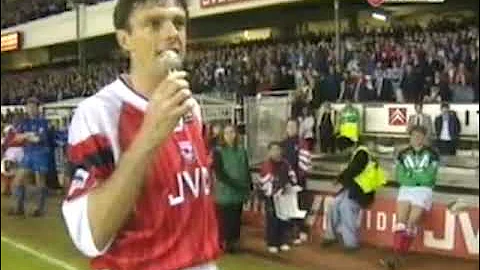 David O'Leary Farewell at Arsenal 1993