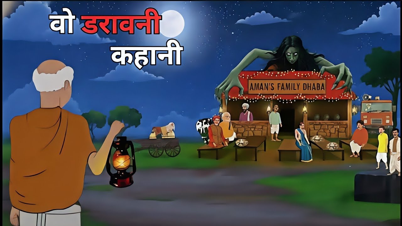 आखरी सफर का रात || akhri safar ka raat || horror story hindi | cartoon story moral story 