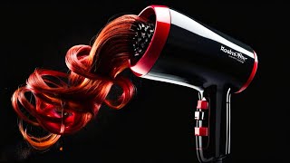 White Noise for babies, blow dryer ASMR 10 hours, relaxing video, sleep aide - hair dryer sound